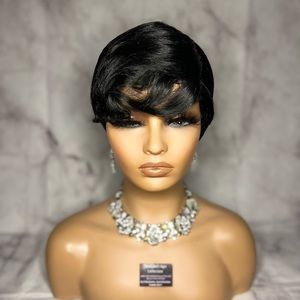 SOLD‼️Lace Part Pixie Cut Full Wig